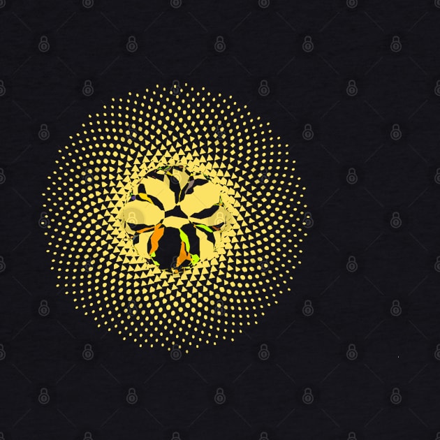 3D Phyllotaxis Flower by quasicrystals